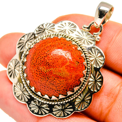 Sponge Coral Pendants handcrafted by Ana Silver Co - PD10607