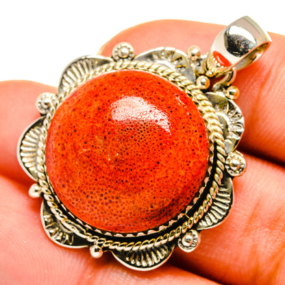 Sponge Coral Pendants handcrafted by Ana Silver Co - PD10608