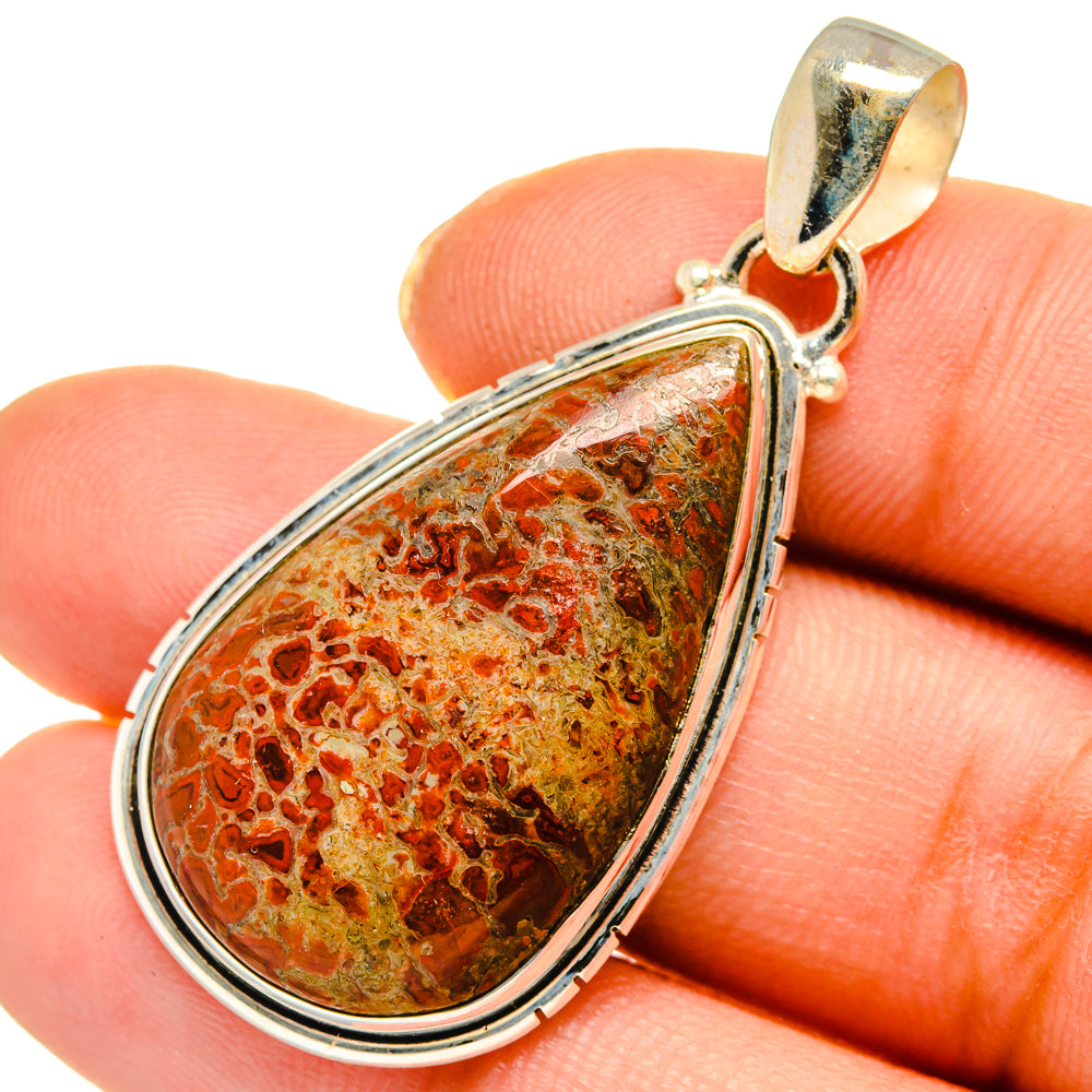 Dinosaur Bone Pendants handcrafted by Ana Silver Co - PD10611