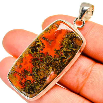 Moroccan Agate Pendants handcrafted by Ana Silver Co - PD10612