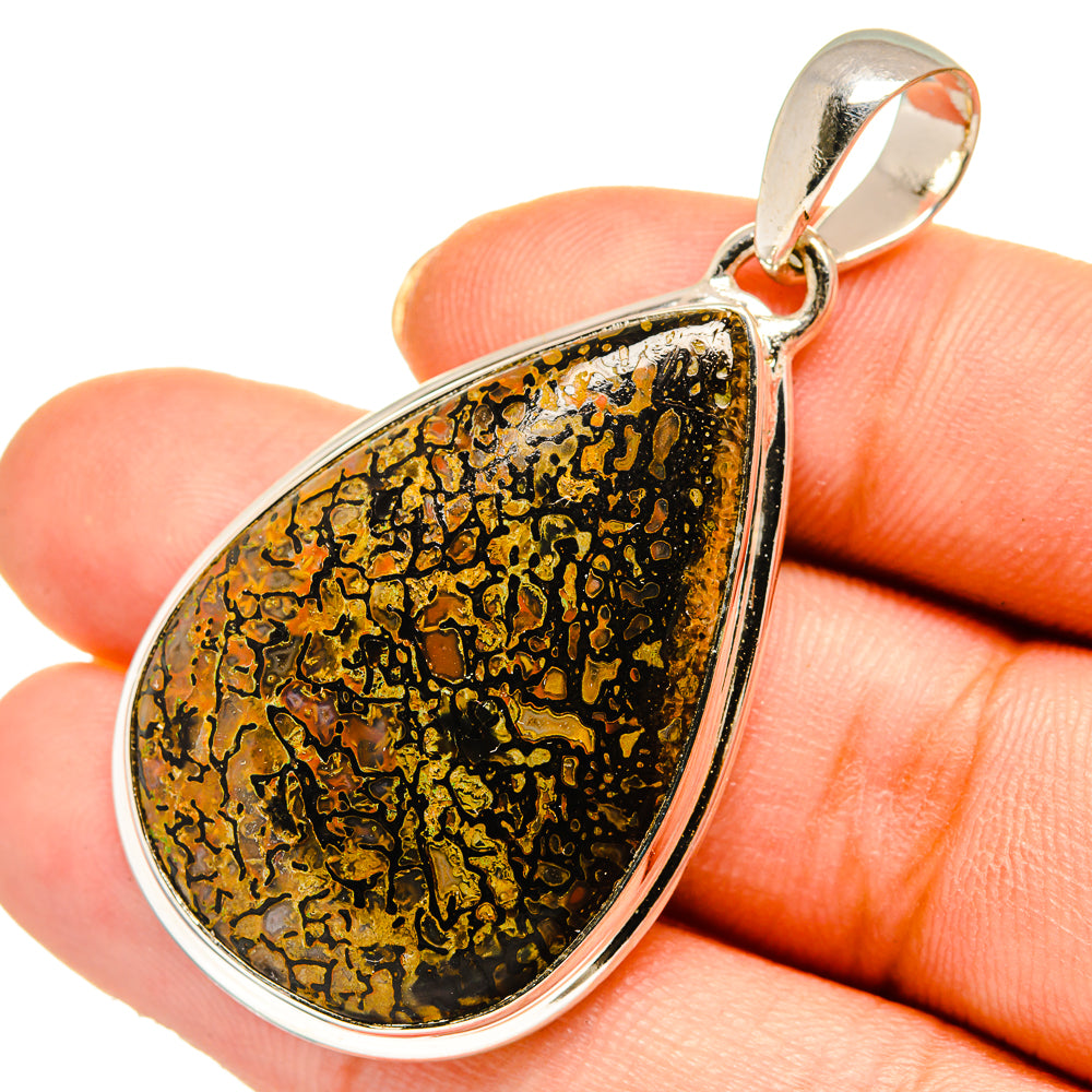 Dinosaur Bone Pendants handcrafted by Ana Silver Co - PD10619