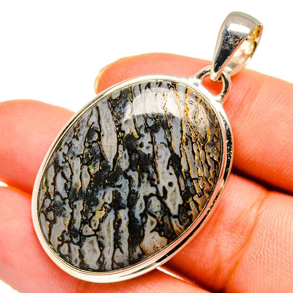 Dinosaur Bone Pendants handcrafted by Ana Silver Co - PD10622