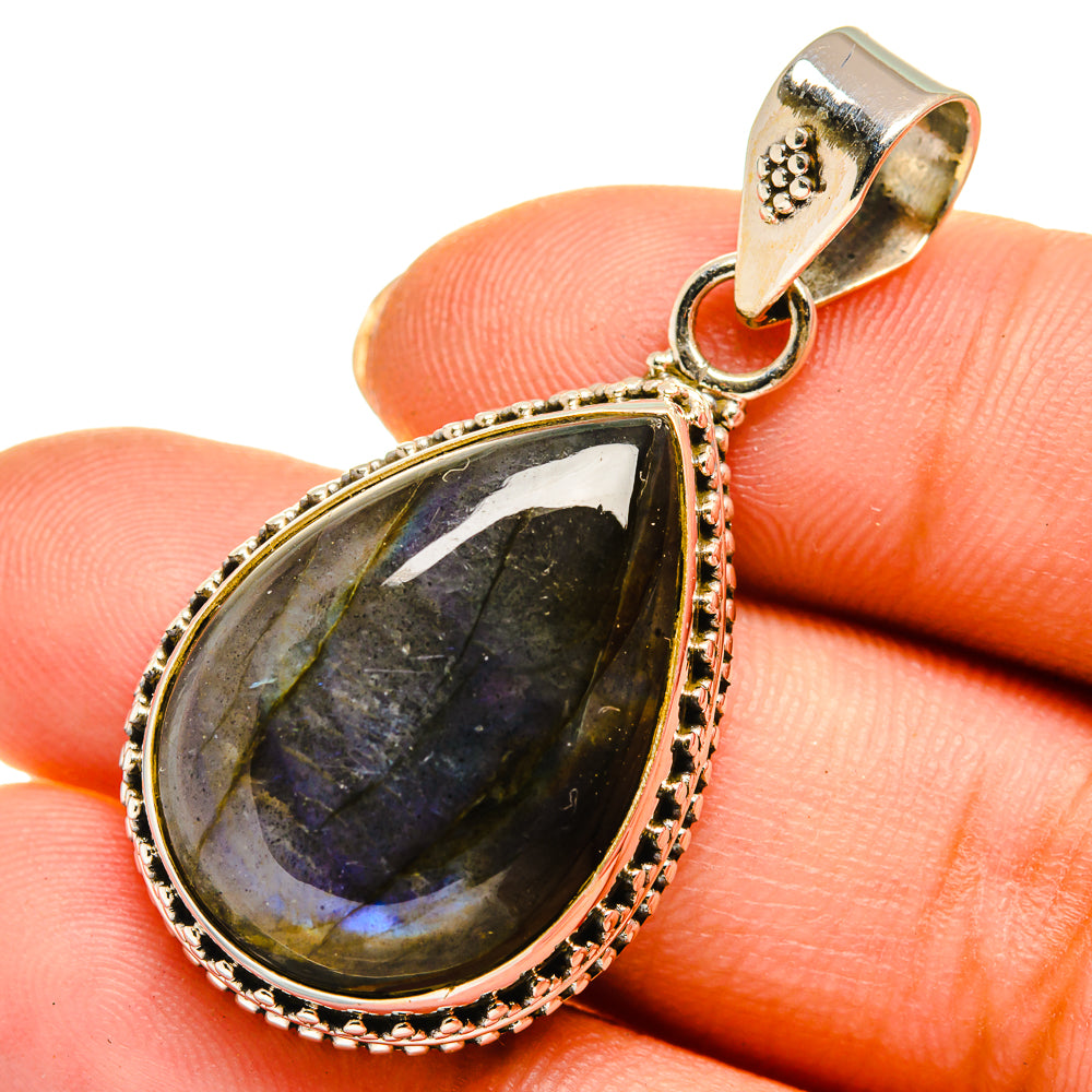 Labradorite Pendants handcrafted by Ana Silver Co - PD10624