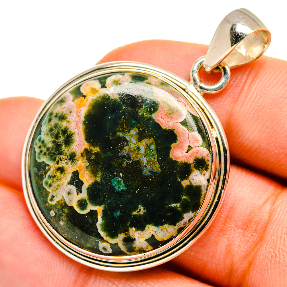 Ocean Jasper Pendants handcrafted by Ana Silver Co - PD10625