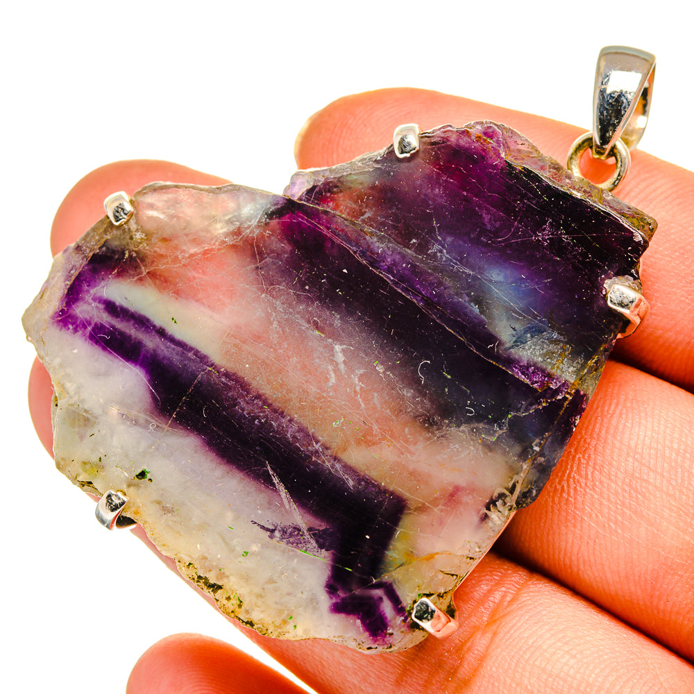Fluorite Pendants handcrafted by Ana Silver Co - PD10629