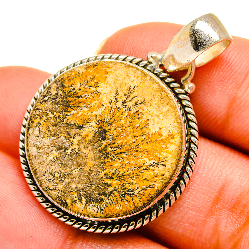 Germany Psilomelane Dendrite Pendants handcrafted by Ana Silver Co - PD10633