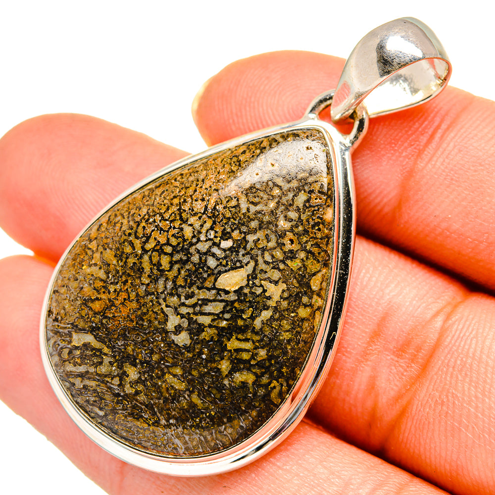 Dinosaur Bone Pendants handcrafted by Ana Silver Co - PD10634