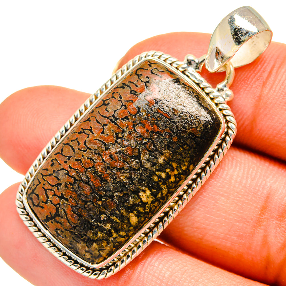 Dinosaur Bone Pendants handcrafted by Ana Silver Co - PD10635