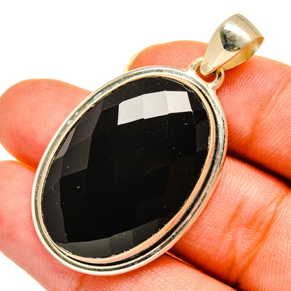 Black Onyx Pendants handcrafted by Ana Silver Co - PD10638