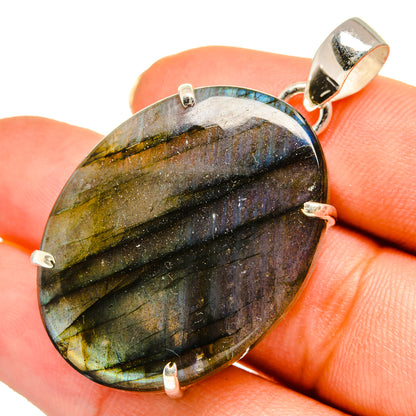 Labradorite Pendants handcrafted by Ana Silver Co - PD10641
