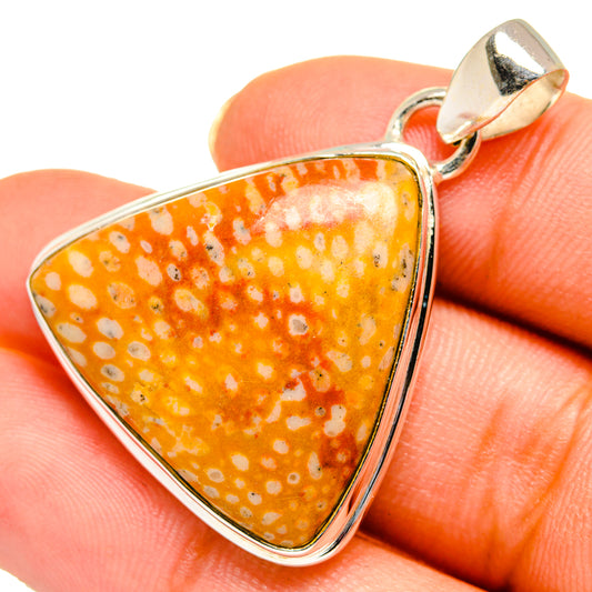 Stingray Coral Pendants handcrafted by Ana Silver Co - PD10646