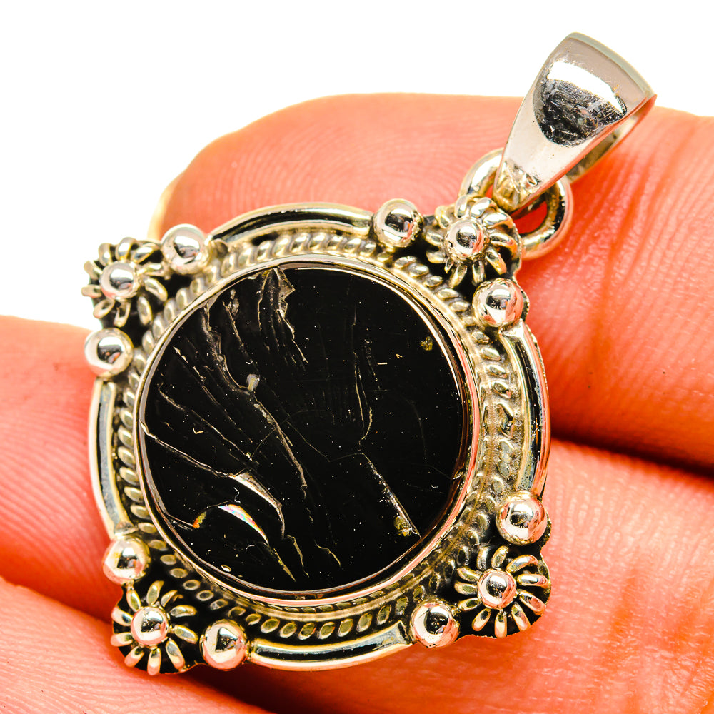 Shungite Pendants handcrafted by Ana Silver Co - PD10647
