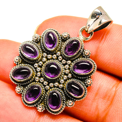 Amethyst Pendants handcrafted by Ana Silver Co - PD10665