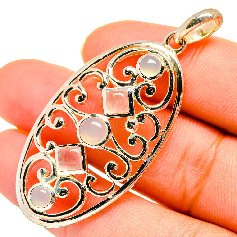Rainbow Moonstone Pendants handcrafted by Ana Silver Co - PD10698