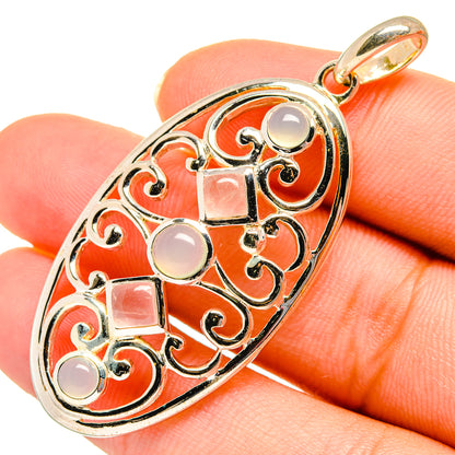 Rainbow Moonstone Pendants handcrafted by Ana Silver Co - PD10698
