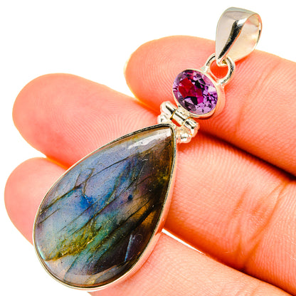 Labradorite Pendants handcrafted by Ana Silver Co - PD10699