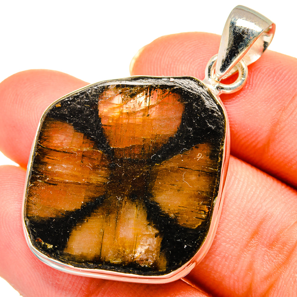 Chiastolite Pendants handcrafted by Ana Silver Co - PD10702