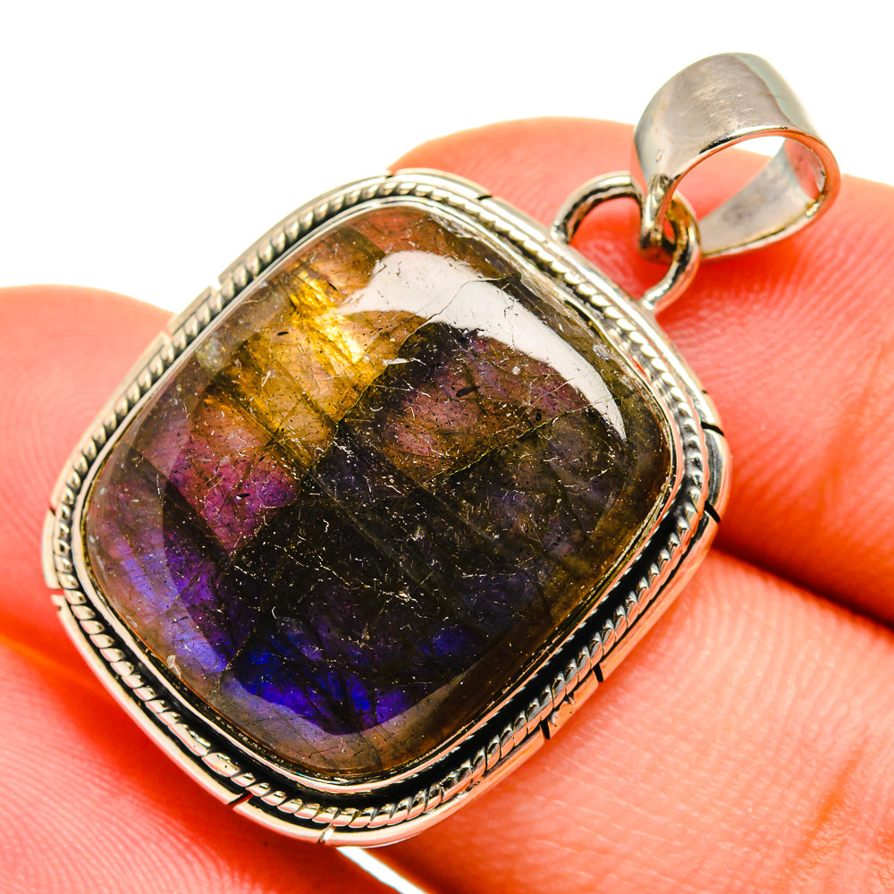 Labradorite Pendants handcrafted by Ana Silver Co - PD10703