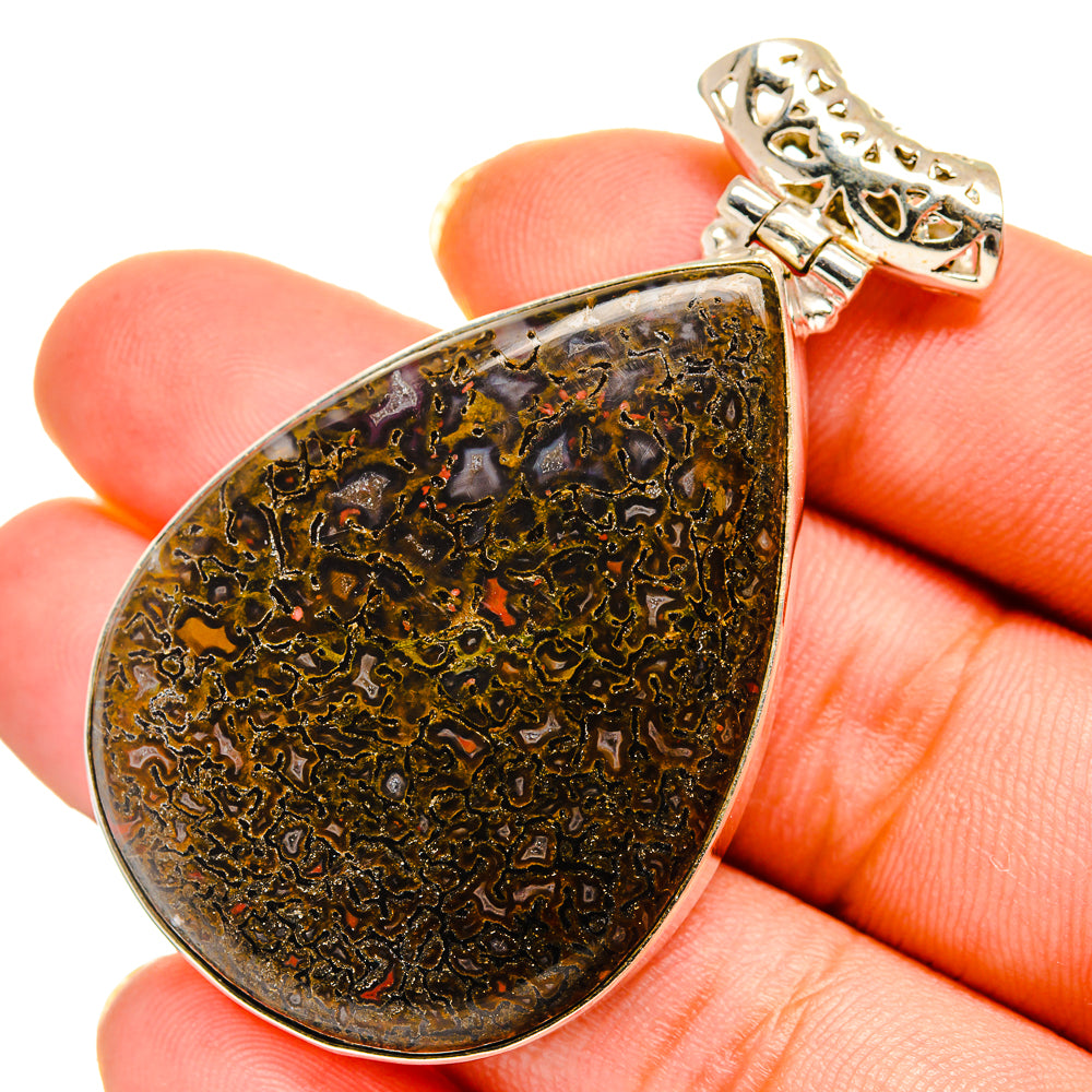 Dinosaur Bone Pendants handcrafted by Ana Silver Co - PD10706