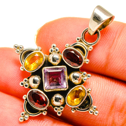 Amethyst Pendants handcrafted by Ana Silver Co - PD10708