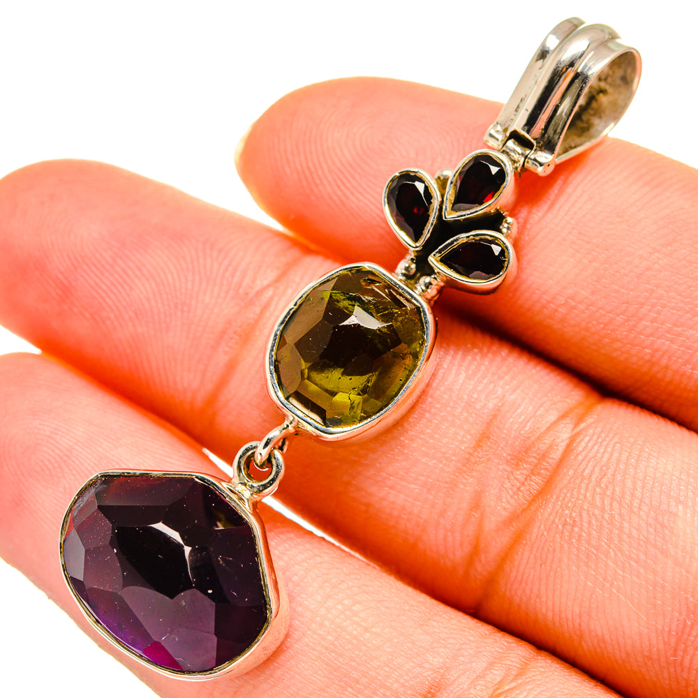 Amethyst Pendants handcrafted by Ana Silver Co - PD10710