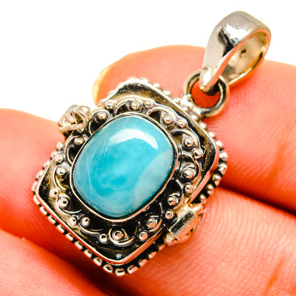 Larimar Pendants handcrafted by Ana Silver Co - PD10724