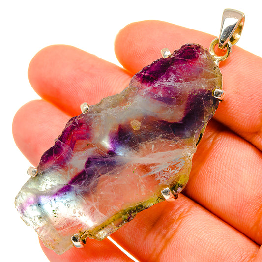 Fluorite Pendants handcrafted by Ana Silver Co - PD10729