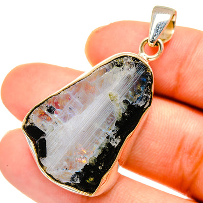 Rainbow Moonstone Pendants handcrafted by Ana Silver Co - PD10732