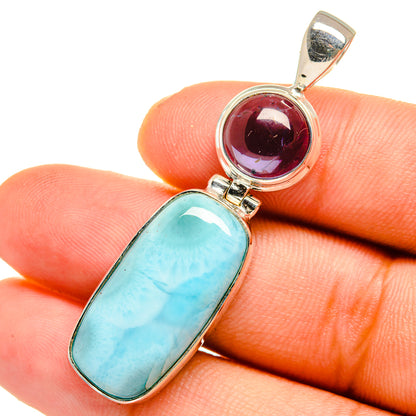 Larimar Pendants handcrafted by Ana Silver Co - PD10736