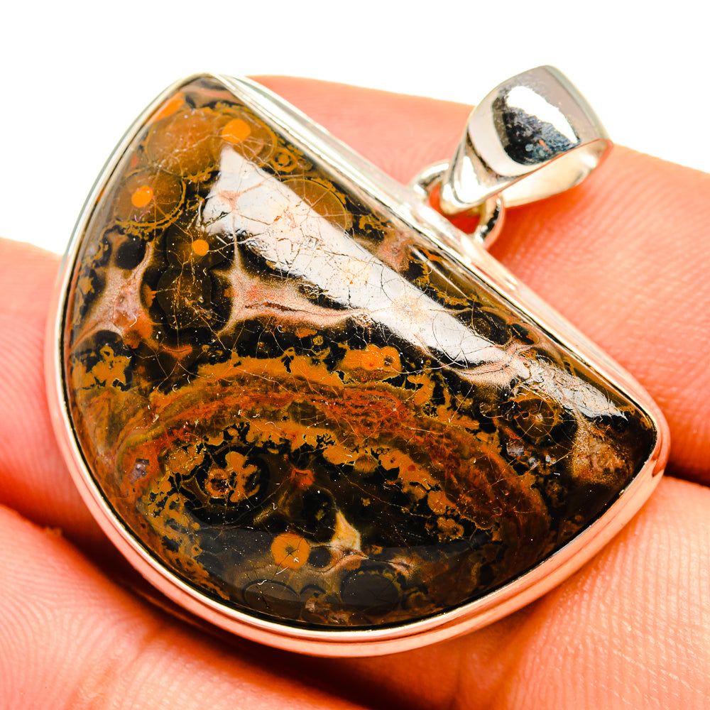 Poppy Jasper Pendants handcrafted by Ana Silver Co - PD10755