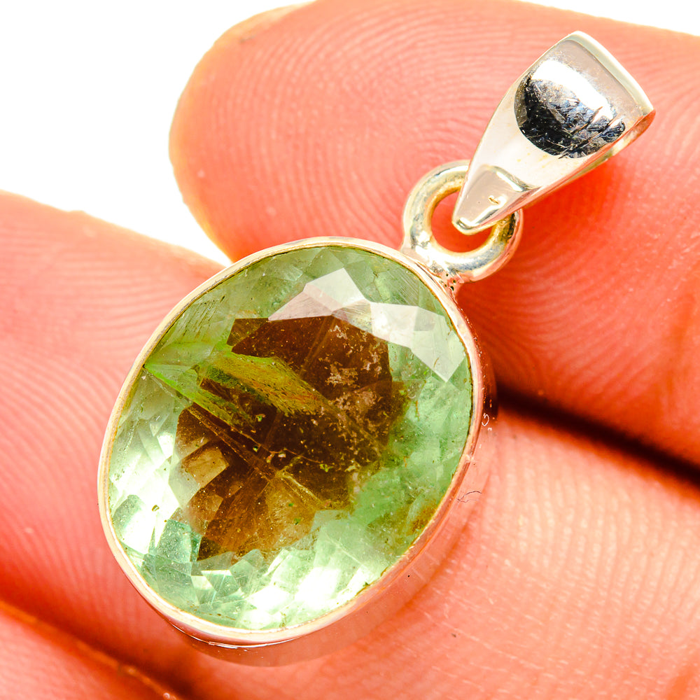 Prehnite Pendants handcrafted by Ana Silver Co - PD10767