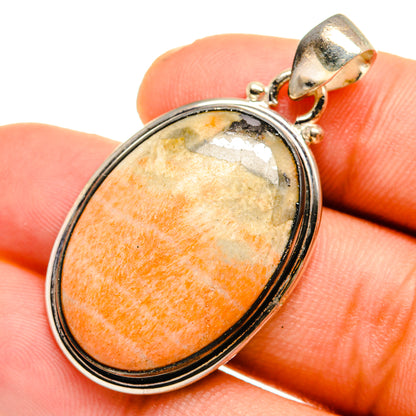 Scolecite Pendants handcrafted by Ana Silver Co - PD10768