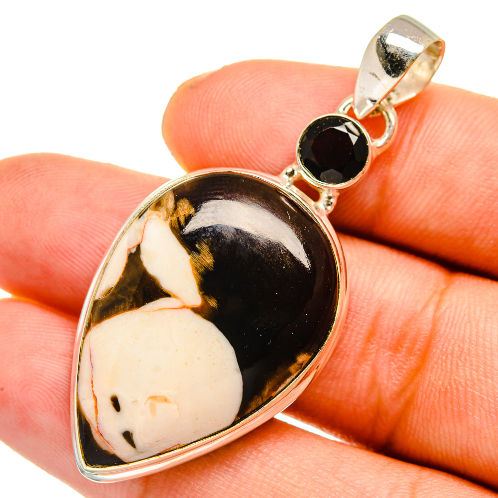 Peanut Wood Jasper Pendants handcrafted by Ana Silver Co - PD10789