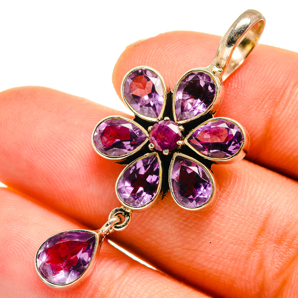 Amethyst Pendants handcrafted by Ana Silver Co - PD10797
