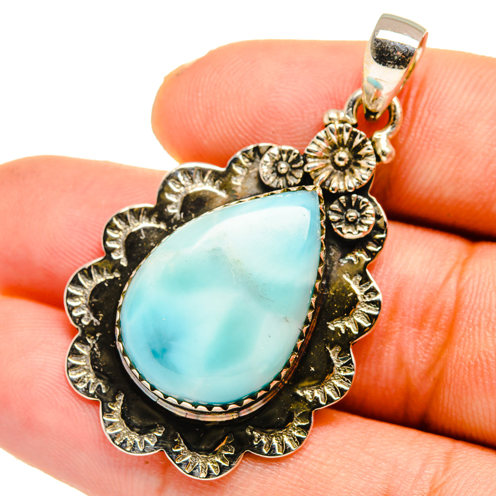 Larimar Pendants handcrafted by Ana Silver Co - PD10798