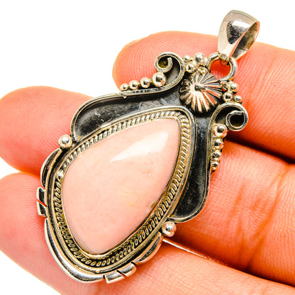 Pink Opal Pendants handcrafted by Ana Silver Co - PD10807