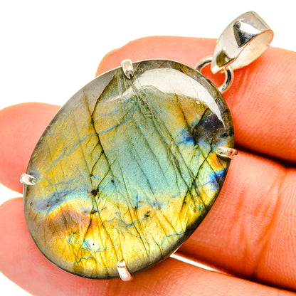 Labradorite Pendants handcrafted by Ana Silver Co - PD10811