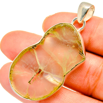 Prehnite Pendants handcrafted by Ana Silver Co - PD10825