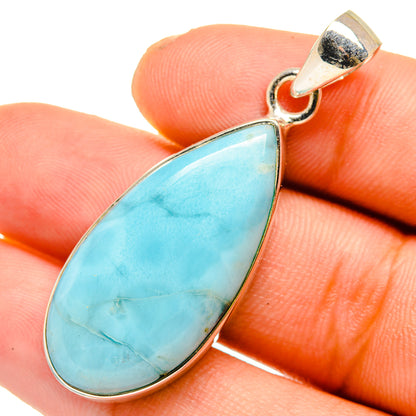Larimar Pendants handcrafted by Ana Silver Co - PD10828