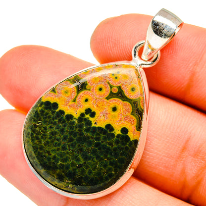Ocean Jasper Pendants handcrafted by Ana Silver Co - PD10838