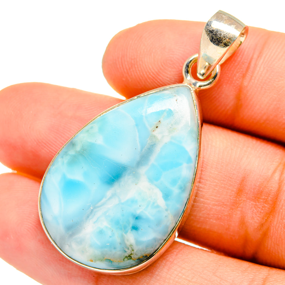 Larimar Pendants handcrafted by Ana Silver Co - PD10839