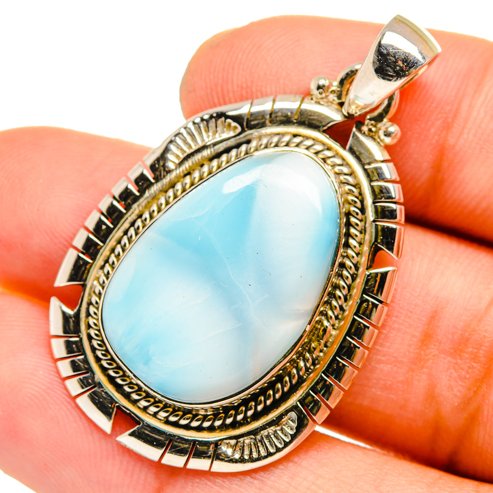 Larimar Pendants handcrafted by Ana Silver Co - PD10840