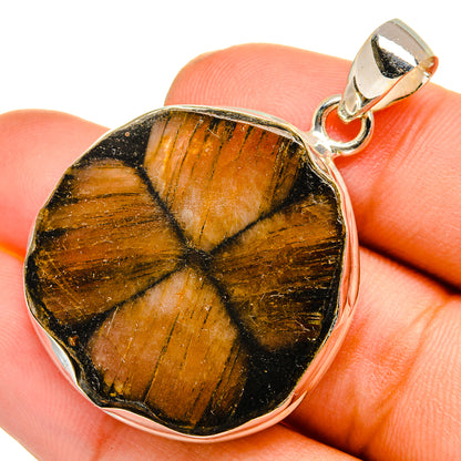 Chiastolite Pendants handcrafted by Ana Silver Co - PD10843