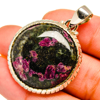 Russian Eudialyte Pendants handcrafted by Ana Silver Co - PD10844