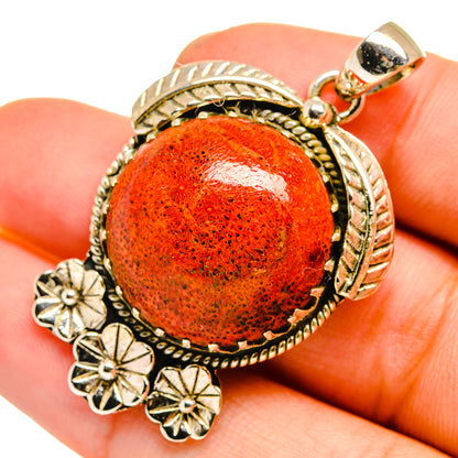 Sponge Coral Pendants handcrafted by Ana Silver Co - PD10846