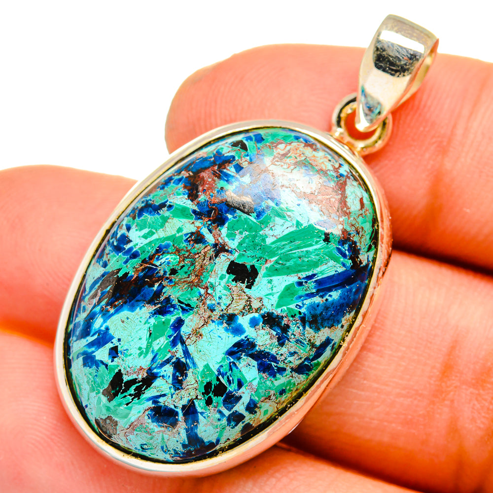Shattuckite Pendants handcrafted by Ana Silver Co - PD10848