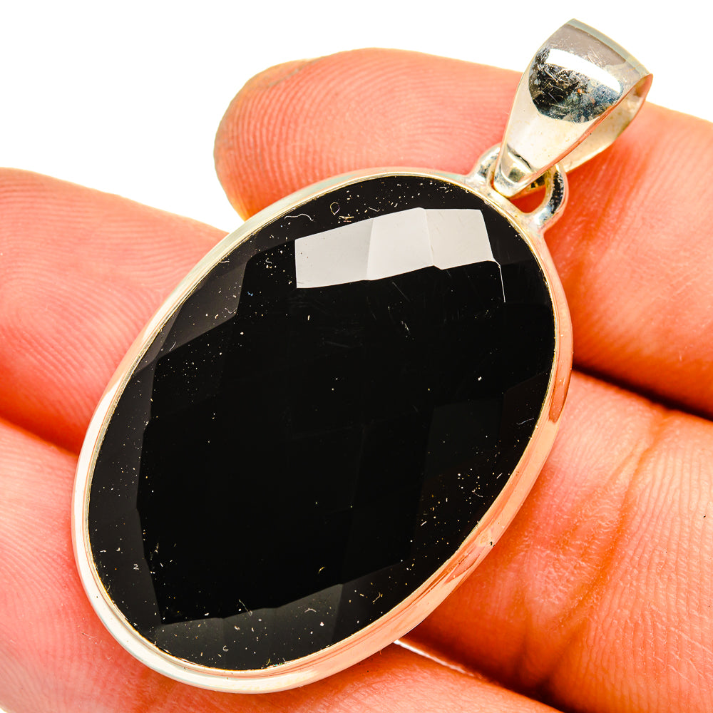 Black Onyx Pendants handcrafted by Ana Silver Co - PD10850