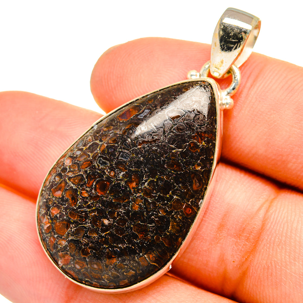 Dinosaur Bone Pendants handcrafted by Ana Silver Co - PD10883