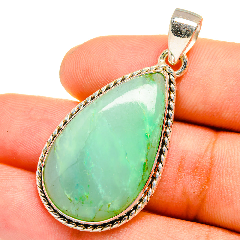 Peruvian Opal Pendants handcrafted by Ana Silver Co - PD10884