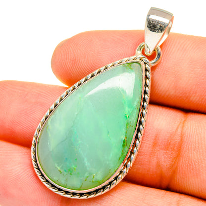 Peruvian Opal Pendants handcrafted by Ana Silver Co - PD10884